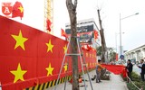 Rực đỏ cờ Tổ quốc để cổ vũ cho U23 Việt Nam